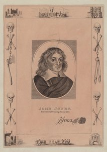 John Jones, geëxecuteerd op Charing Cross, 1660 door English School